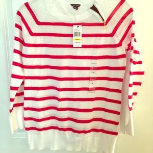 Nautical Red and White Nautica Sweater